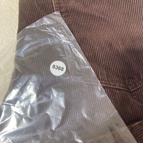 Men's Y2K  No Boundaries Brown Corduroy Carpenter Capri Cropped Baggy 44x31 - Picture 9 of 13